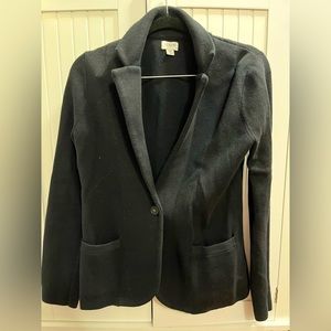 J crew black xs blazer